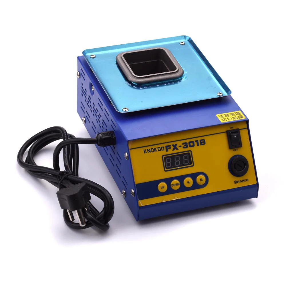 

110V/220V KNOKOO Digital Wave Soldering Pot FX-301B Welding Pot for Soldering