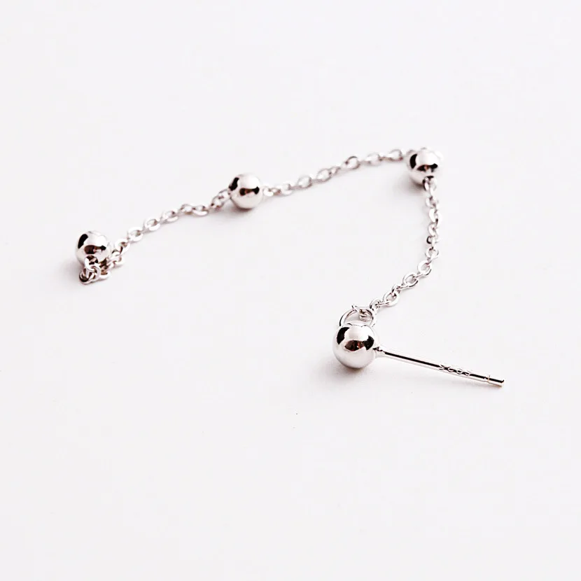 Женские длинные серьги гвоздики из серебра 100% пробы|hypoallergenic stud earrings|fashion earringsstud