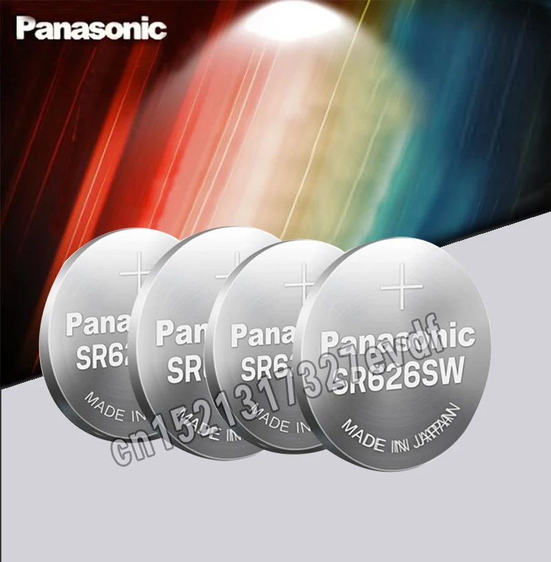 3 шт. Panasonic SR626SW кнопочный элемент батарея монетного типа для часов G4 377A 377 LR626 SR626SW SR66 LR66 Серебряный оксид ртути