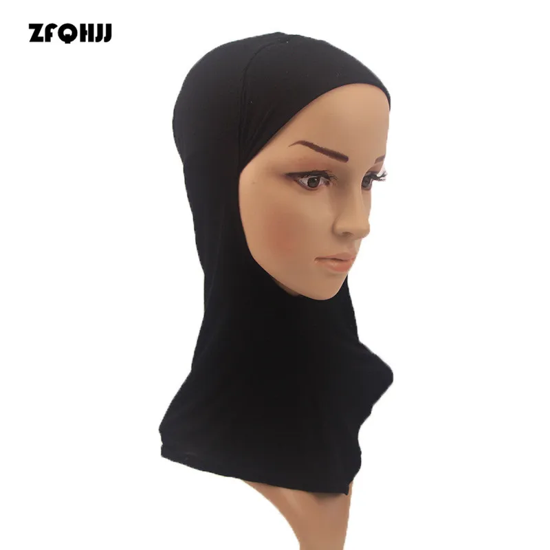 hijab inner cap black