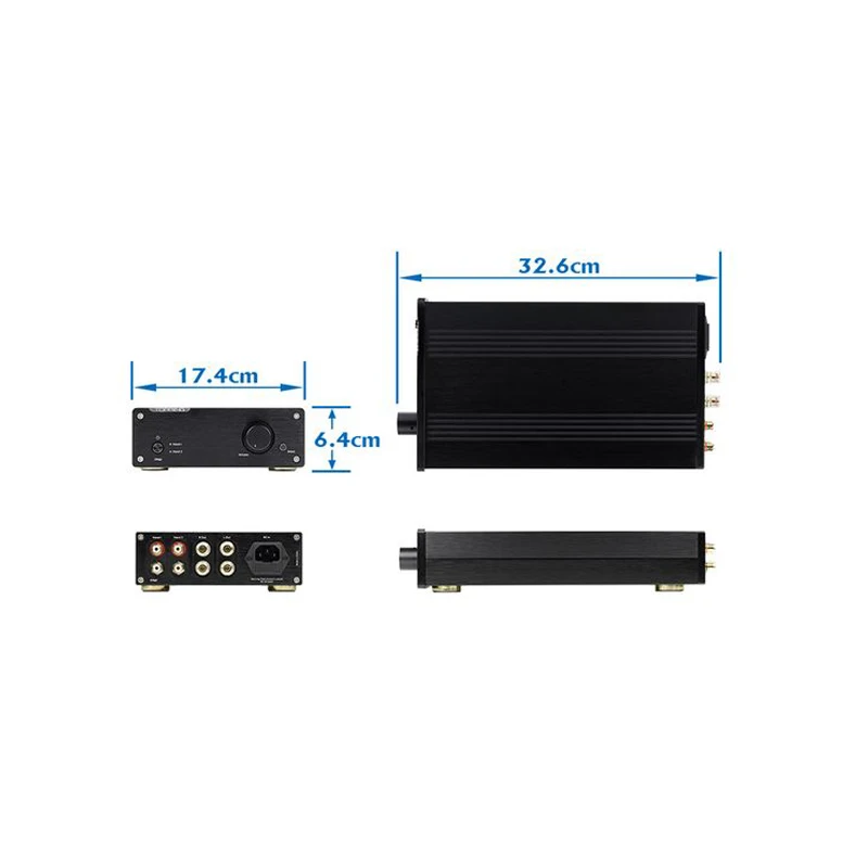 Топ TP60 Amp Классический премиум T-Amp 80 Вт* 2 выход стерео мощный усилитель