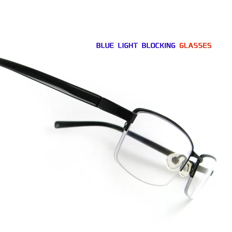 Anti-Blu-ray anti-radiation no degree flat mirror for men and women round frame super light retro
