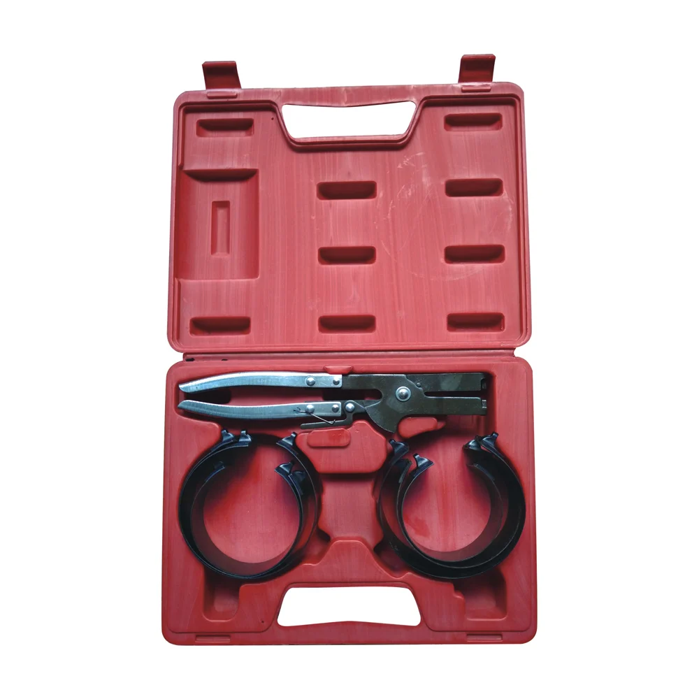

Universal Piston Ring Compressor Plier Set With 6 Different Size Of Bands Car Removal tool