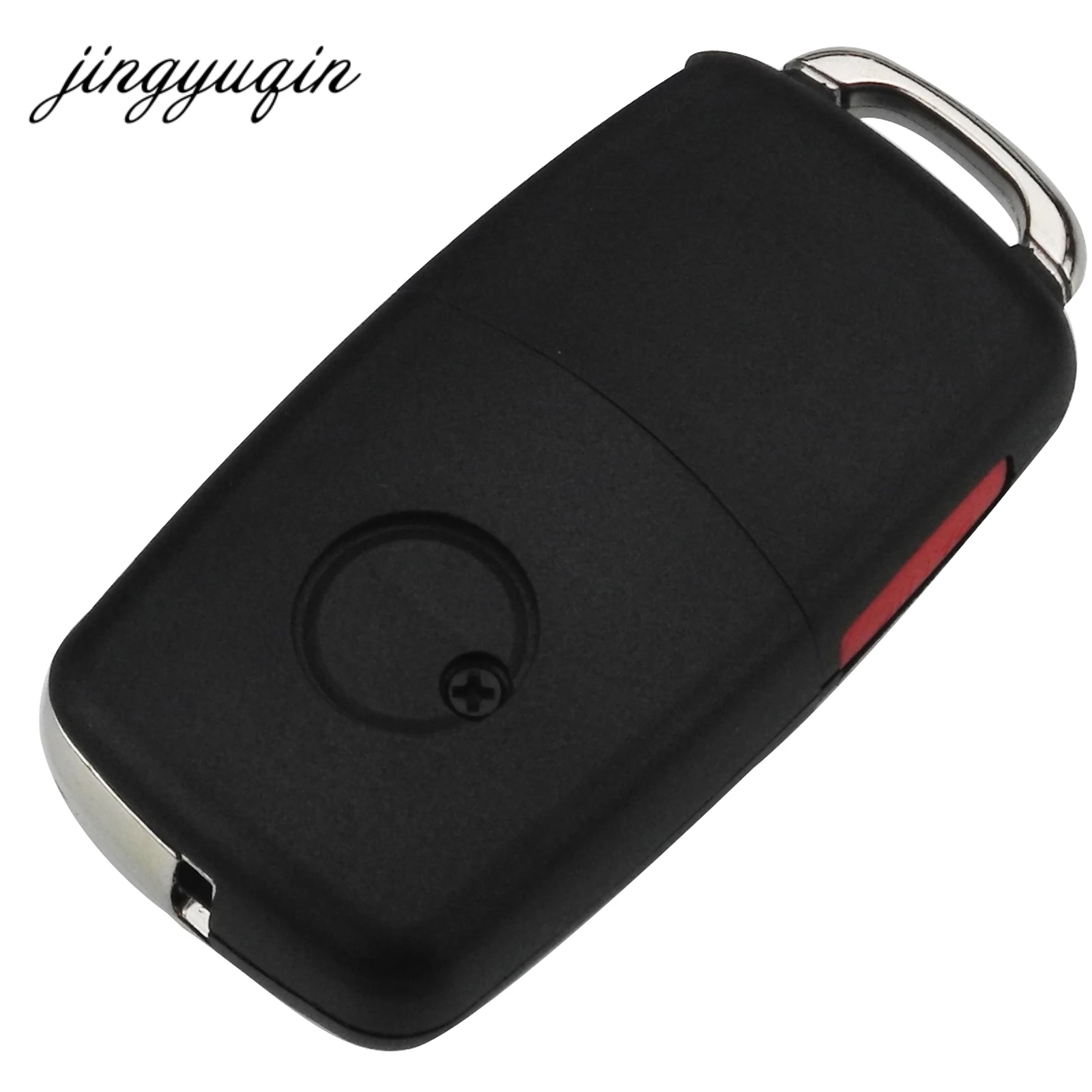 Jingyuqin 30 шт. 2 кнопки дистанционного флип ключи оболочки для VW Volkswagen MK4 Bora Golf 4 5 6 Passat Polo камера Bora Touran Touareg