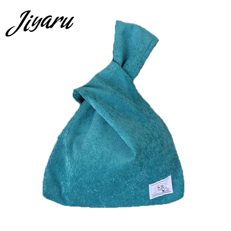 

1piece Female Causal Shopping Handbags Mobile Phone Key Handbags Japanese Style Women Handbags Simple Corduroy Wrist Bags