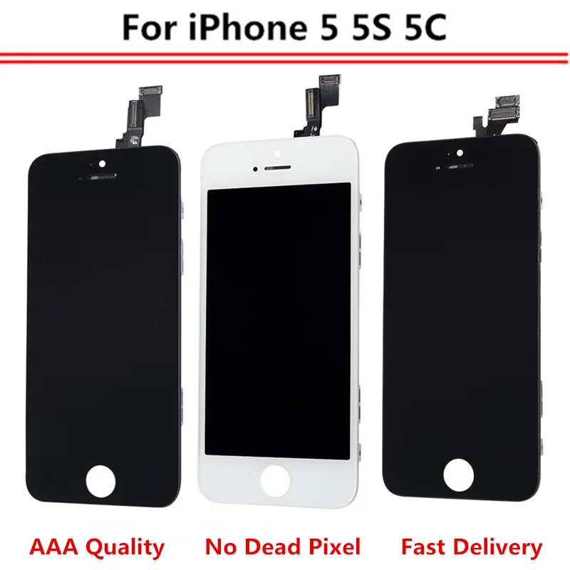 

AAA Quality Screen For iPhone 5S LCD Screen Display and Digitizer Replacement Touch Screen For iPhone 5 5S 5C SE LCD