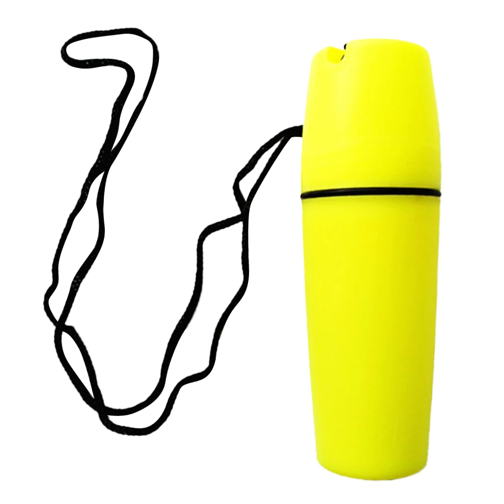 

MagiDeal Compact Waterproof Dry Capsule Container Bottle Float & Lanyard for Scuba Diving Kayak Boat Canoe Water Sport Accessory