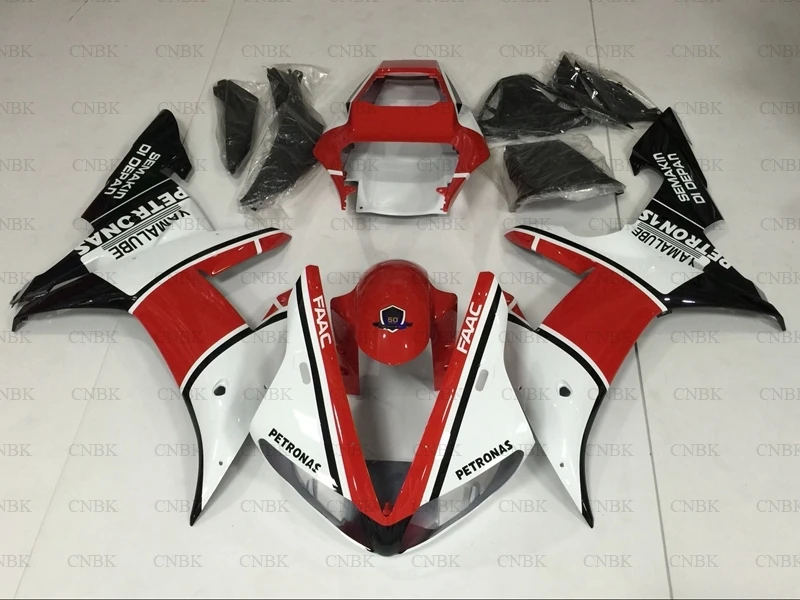 Обтекатели для YZF1000 R1 2002 - 2003 YZFR1 белые красные Черные Пластиковые обтекатели YAMAHA