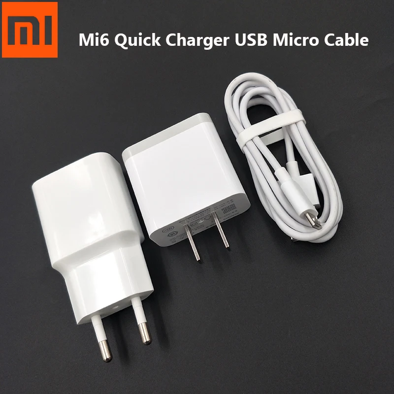 

Original Xiaomi QC 3.0 USB Charger Cable 12V/1.5A Fast Charge Power Adapter Micro Cable For Redmi 4A 4X 5 5 plus 6 6 S2 Note 4 5