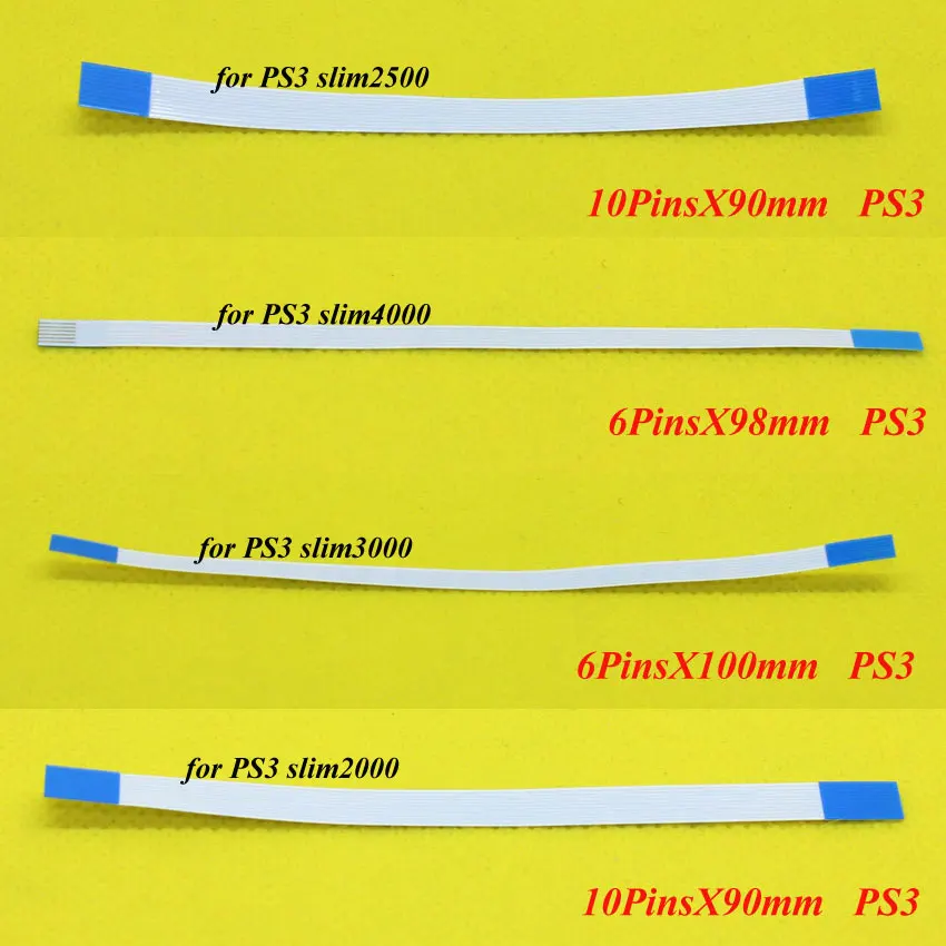 1PC Charge power flex cable For PS3 slim2000 2500 3000 4000 power on off switch reset ribbon