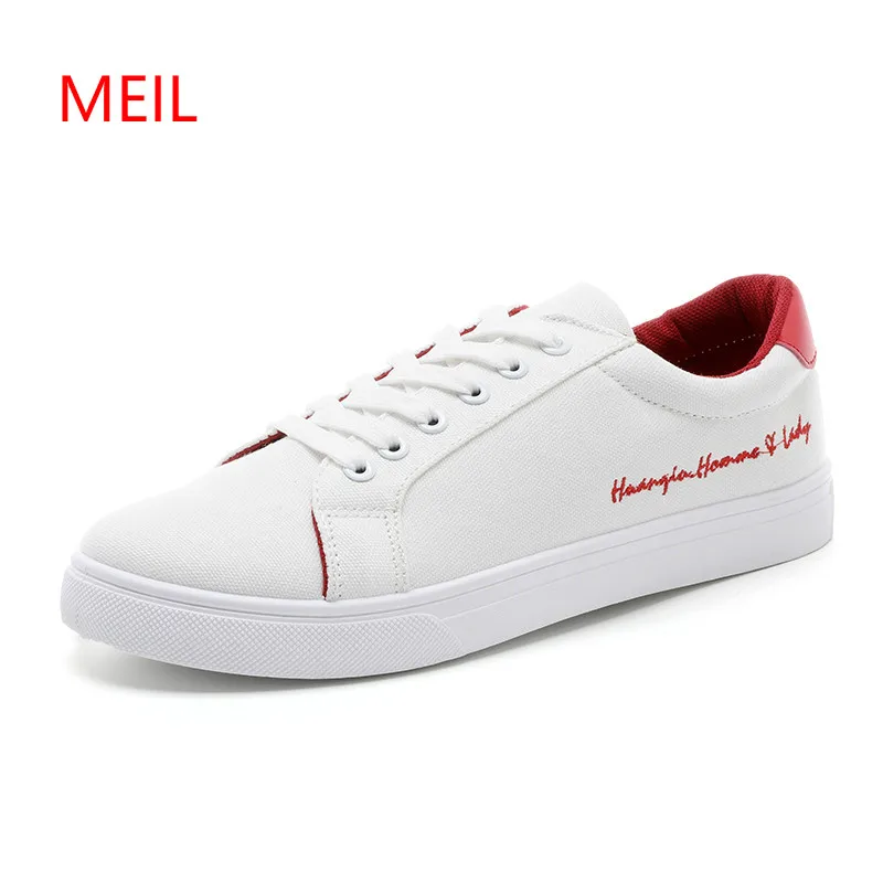 2018 New White Canvas Shoes for Men Breathable Men&#39;s Casual Shoes Chaussure Homme Male Shoes ...