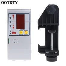 Ootdty 635nm Совместимость красный луч выравнивания Крест лазерной линии приемник детектор с зажимом