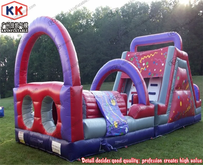 dueling rookie extreme kids party hire inflatable font b bouncer b font slide obstacle