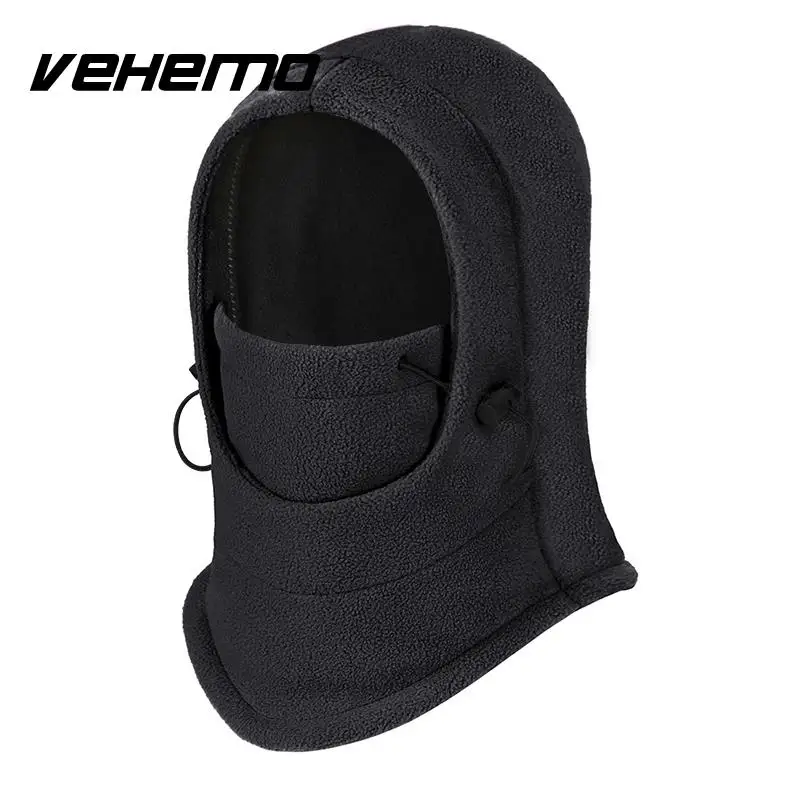 Vehemo Лыжная вязаная шапка с маской сохраняет тепло холодное сопротивление Открытый Кемпинг Пешие прогулки защита