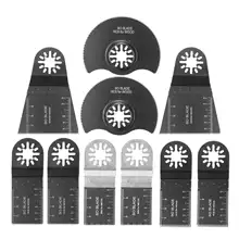 Doersupp Hot Sale 10 Pcs/set Oscillating Multitool Saw Blade Multi Tools Accessories Kit For Renovator Power Tools Home DIY