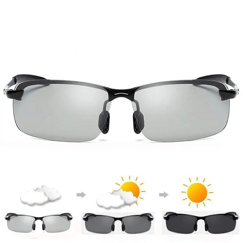 New Photochromic fishing eyewear men polarized sunglasses Professional driving sports Sun Glasses men lentes de sol