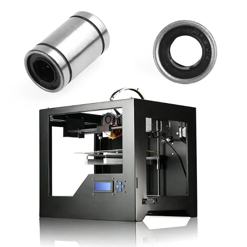 8 мм шкив для 3D принтера шариковый подшипник LM8UU алюминиевая втулка линейный вал