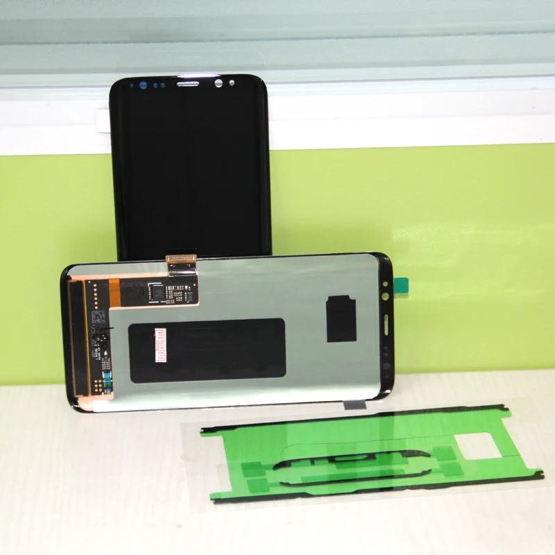 Гарантийный ЖК-дисплей для SAMSUNG Galaxy S8 LCD G950 G950F Дисплей сенсорный экран дигитайзер