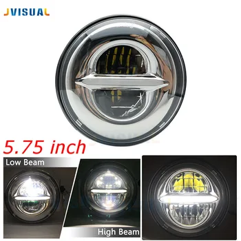 

5.75'' LED Headlight For Harley Street 500 XG500 Iron Low XL883 Dyna Sportster 883 1200 V-Rod Night FLSTS FXS 5.75 Inch Headlamp