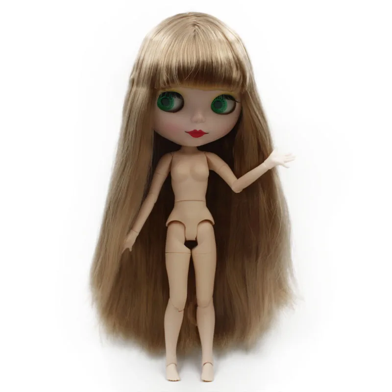 Blyth BJD кукла, Blyth кукольные телесного цвета по индивидуальному заказу Кофе куклы может изменить макияж и платье, 12 дюймов мяч шарнирные № 3 - Цвет: NO.4