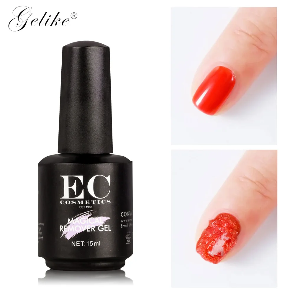 

Gelike 10ML Nail Gel/Polish Remover Magic Remover Healthy Fast Within Nail Polish Remover