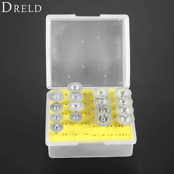 

DRELD 16Pcs/set Dremel Accessories Diamond Cutting Disc Cut Off Saw Blade Wheel Set For Rotary Tool Polishing Grinder Wheel