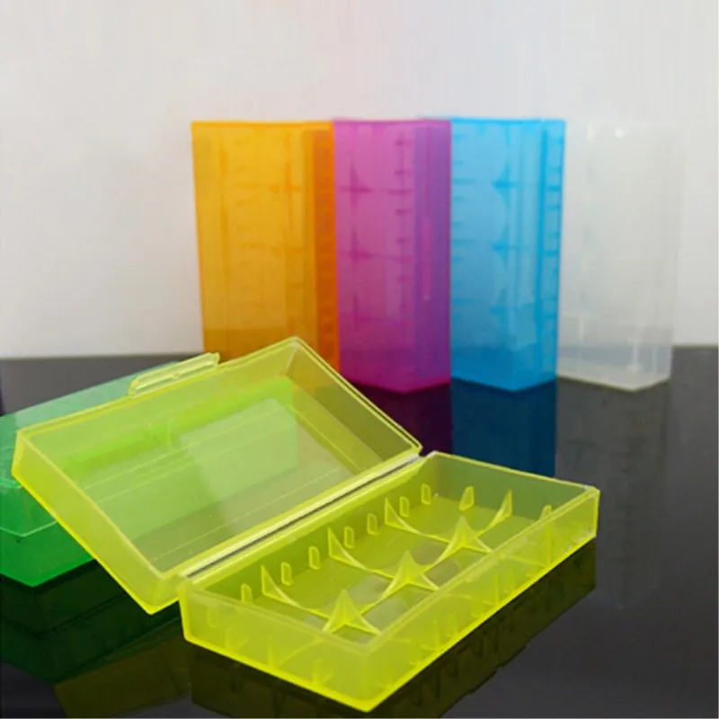 

18650 CR123A 18350 16340 18500 battery storage box New Hard Plastic battery Protective case