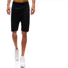 Мужские хлопковые шорты для фитнеса бодибилдинга Повседневная тренировка для бегунов брендовые короткие спортивные штаны больших размеров XXL