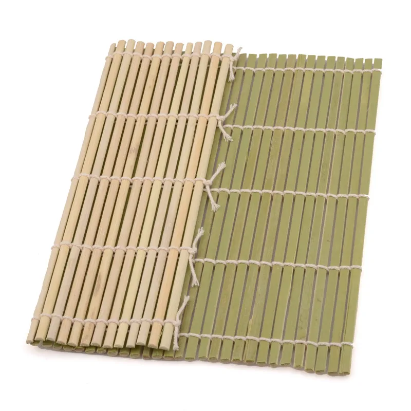 DIY кухонные инструменты для суши коврик для ролов из бамбука рулонные коврики для суши сделай сам и рисовое весло Японская еда