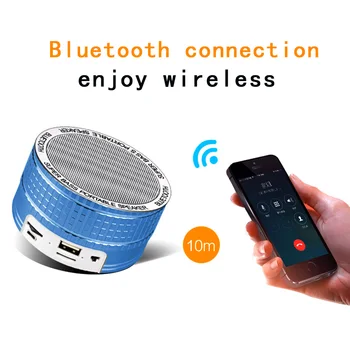 

Mini Super-Portable Bluetooth Speaker Multi-function Bluetooth Speaker for mobile phone computer notebook U disk TF card Q