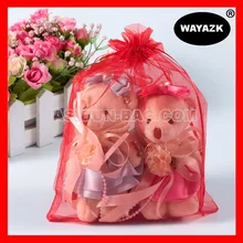 200 шт./лот) Размер 35x50 см качественная большая сумка с длинным ремешком из органзы