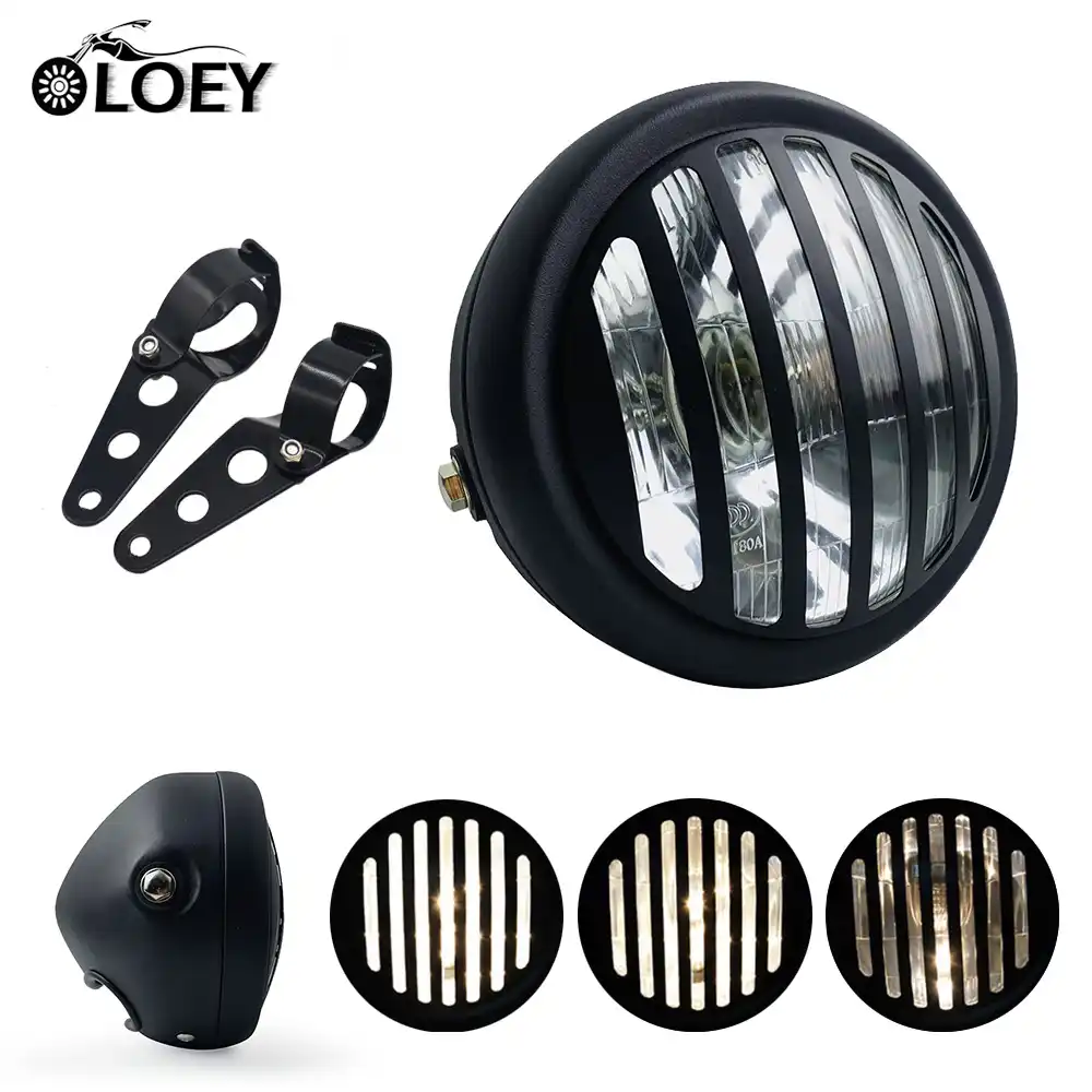 round bike headlight