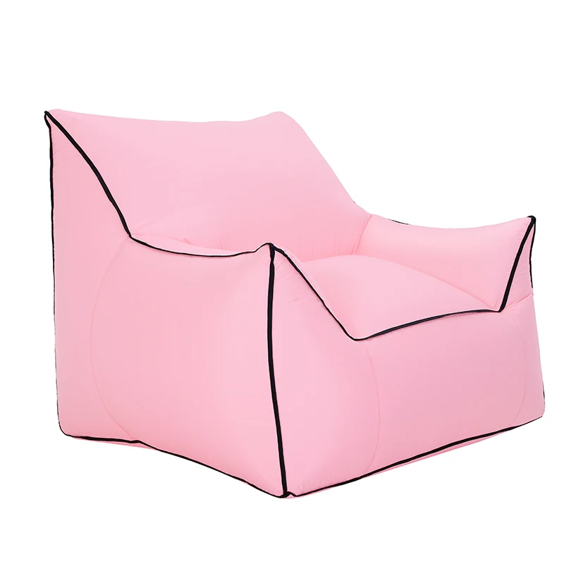  Large size air sofa outdoor beanbags portable single moisture water proof floor mat inflatable lazy