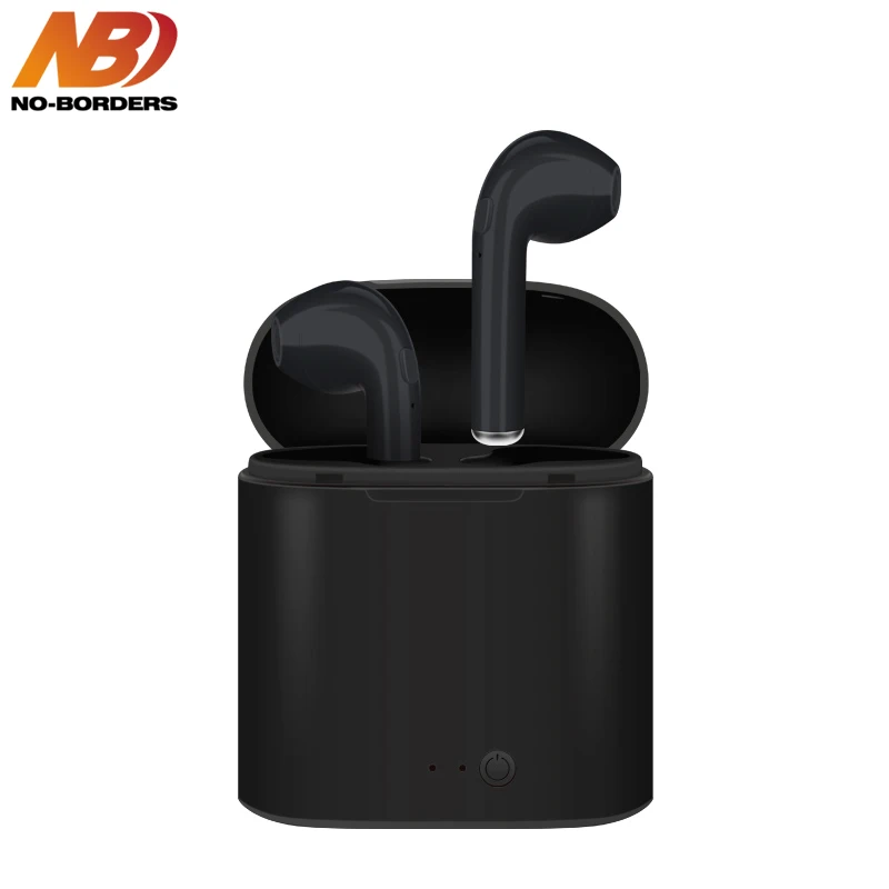 NO-BORDERS I7S TWS In-ear Headphone Wireless Bluetooth Earphone Stereo Headset HIFI Music Earpieces Earbuds With Charging Box borders