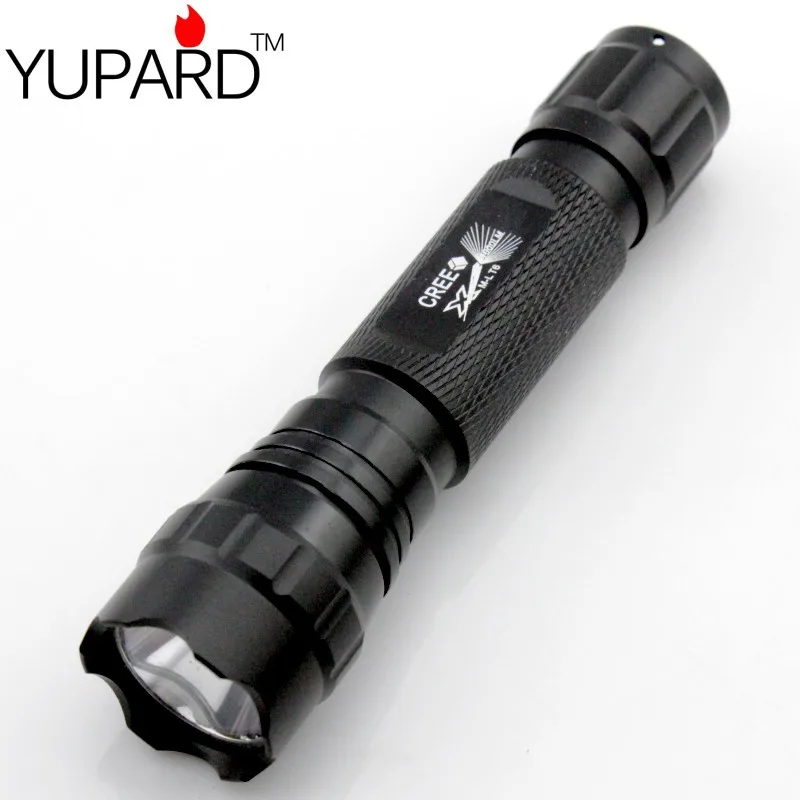 

YUPARD Mini high-quality XM-L T6 High Power 5-Mode Cold White LED Flashlight 1x18650 rechargeable battery outdoor sport camping