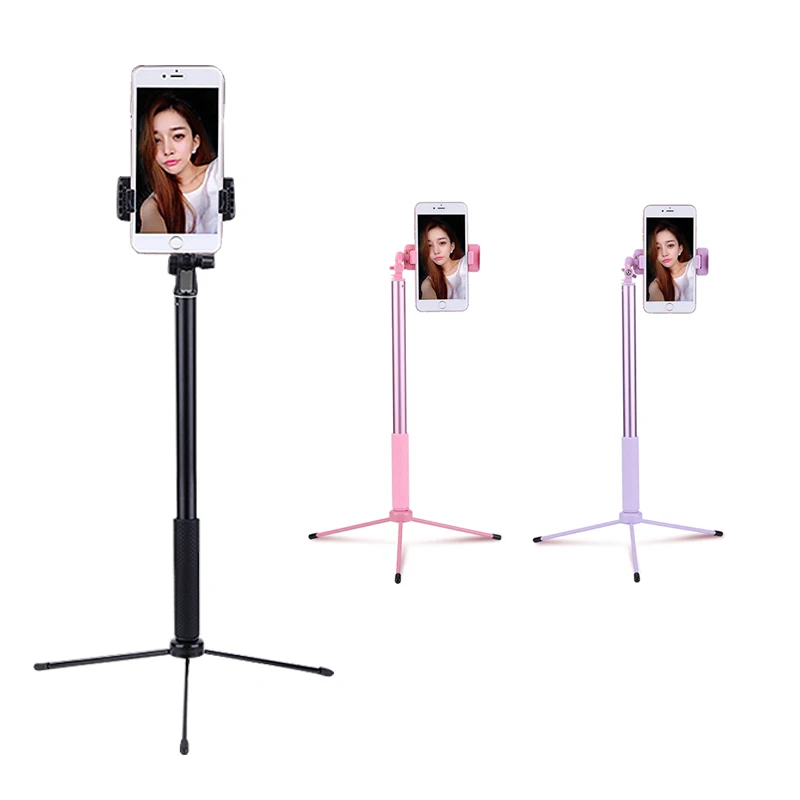 

1.7m Extendable Tripod Selfie Stick Stand Phone Mount Adjustable Phone Stand For iPhone Android Smart Phone iPhone X 8