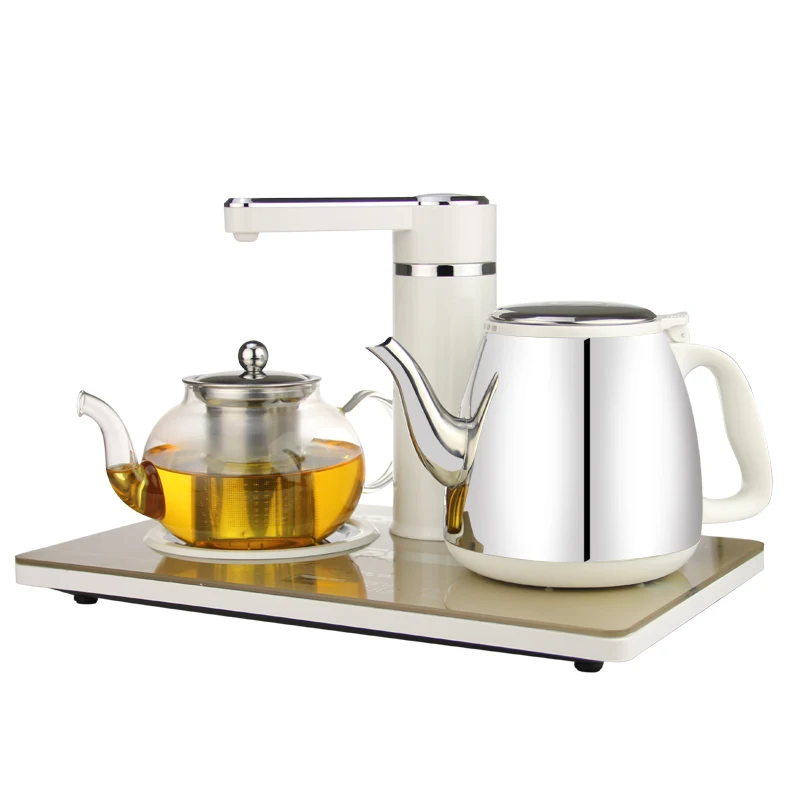 Free shipping Automatic water supply electric kettle boiling tea set Safety Auto Off Functionin