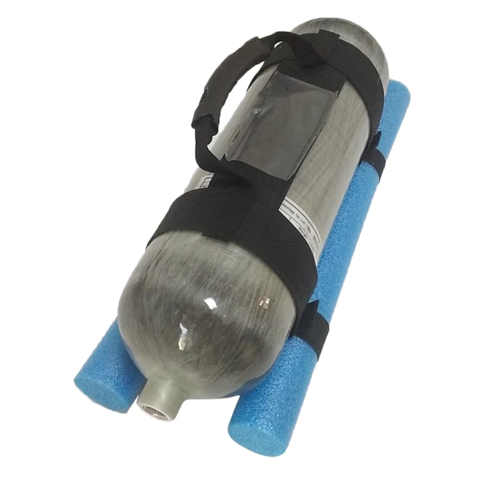 buy-direct-from-china Carbon Fiber Gas Cylinder 4500psi 6.8L pcp air rifle scuba cylinder with carrying handle -V