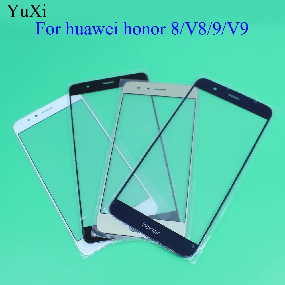 Сенсорный экран YuXi для Huawei Honor 8 V8 9 v9 сменный передний Внешний стеклянный объектив