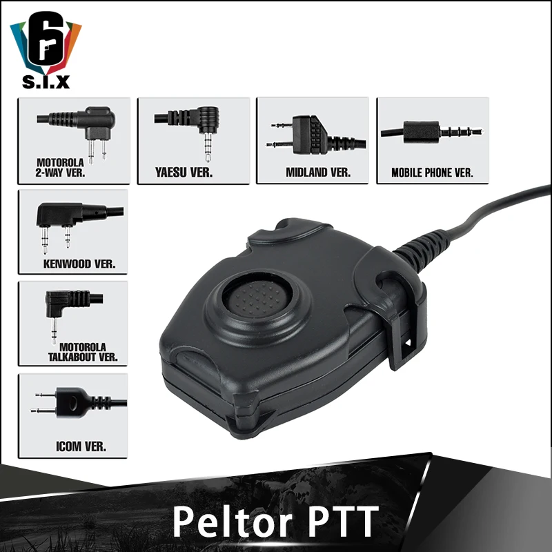Fones de Ouvido Aviação Tático Zsordin Airsoft Sordin Peltor Ptt Midland Softair Tiro Acessórios Z111 z Tac 14 Fones de Ouvido tático & Acessórios