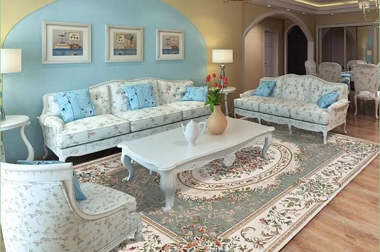 Восточные ковры, винтажный салатовый ковер для спальни и дивана, моющийся коврик для гостиной