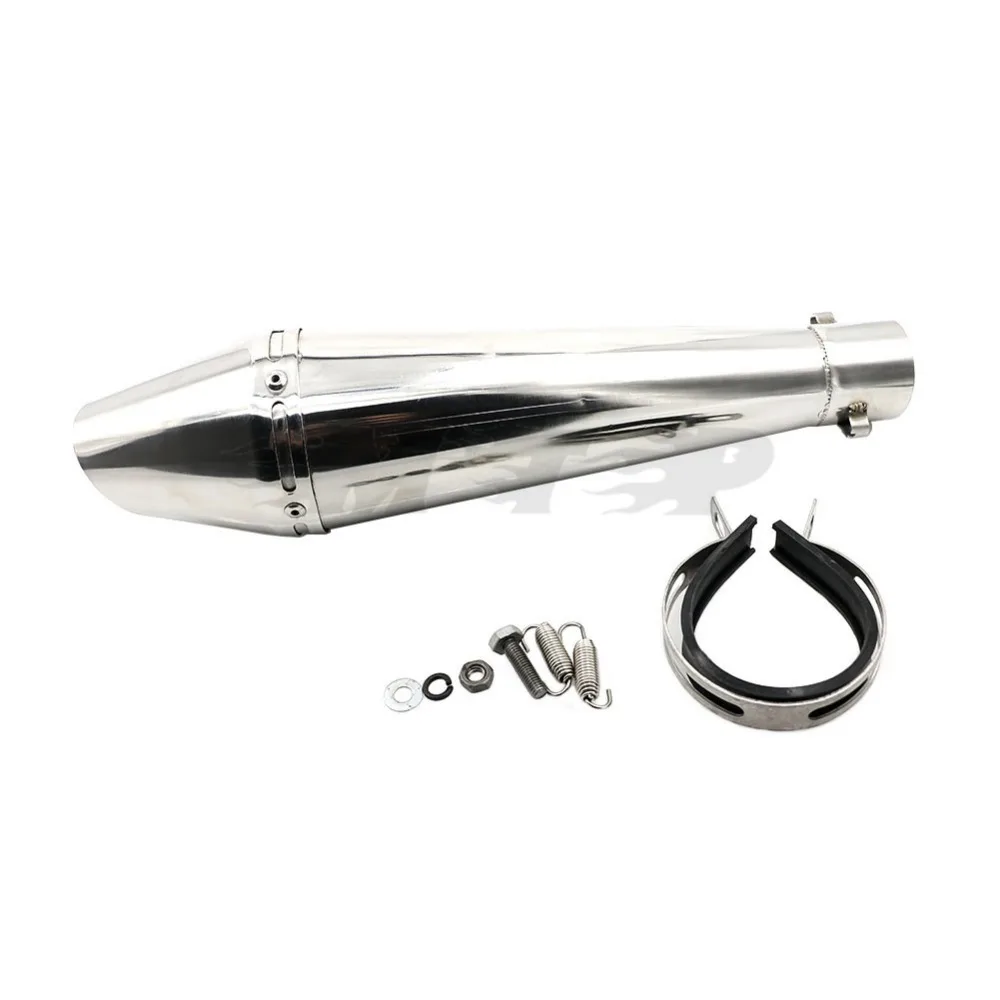 Universal 38 51mm GP Exhaust Mufflers Slip On For Honda RVF750R 94 09 RVT1000R 00 06 Shadow 500