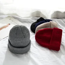 2018 Winter Women Knitted Hat For Girls Men Beanies Wool Cap Hip-Hop Hats Cap Men Casual Unisex Solid Skullies Warm Hat Grosses 2018 Winter Women Knitted Hat For Girls Men Beanies Wool Cap Hip-Hop Hats Cap Men Casual Unisex Solid Skullies Warm Hat Grosses