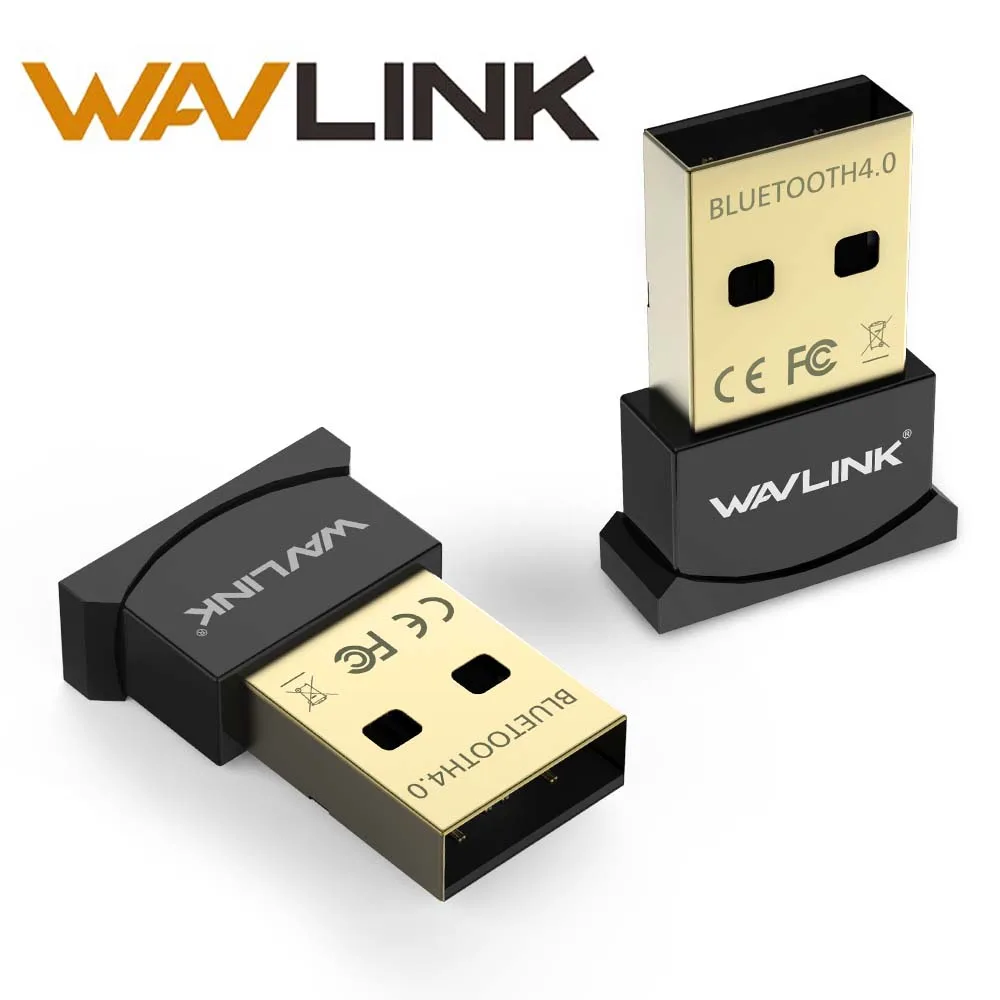 Wavlink Mini Usb Bluetooth адаптер V4.0 ключ Low Energy USB позолоченный Plug & Play микро для ПК ноутбук