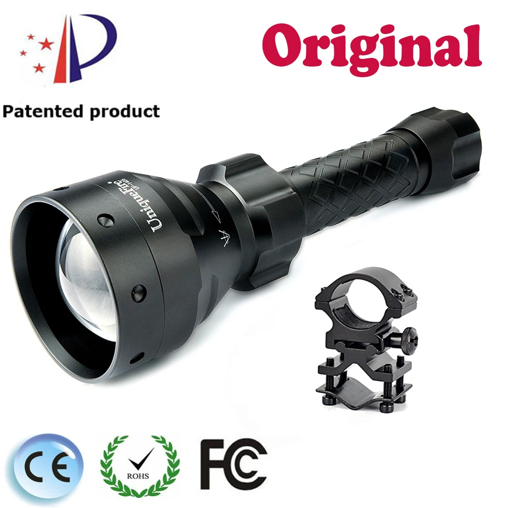 

UniqueFire 1405 940nm Portable Infrared Flashlight Zoomable Tactaical Torch Led Flashlight+Scope Mount Hunting Lanterna