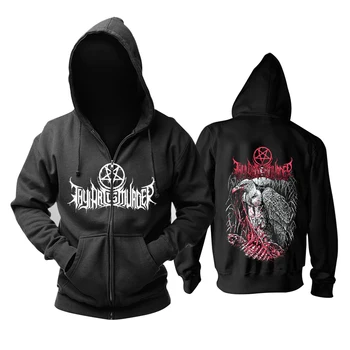 

Bloodhoof Thy Art Is Murder Deathcore Long Sleeve Zipper Hoodie Asian Size