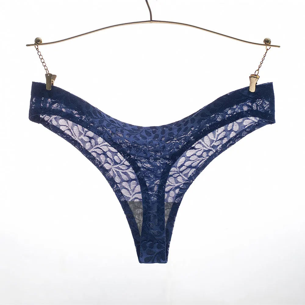 Women Sexy Thong Lace Mesh Sexy Flora Underwear M-2XL Plus Size G String Pink Black Panty Ultra-thin Seamless Panties New