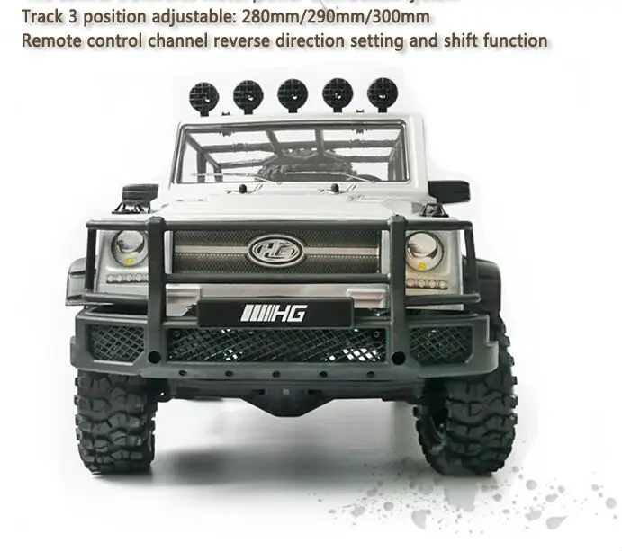 Большой Радиоуправляемый грузовик 402 49 см 1/10 AMG 4WD Bigwheel для скалолазания