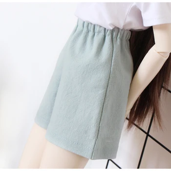

BJD doll clothes for 1/3 1/4 1/6 MSD Uncle small fresh and simple elastic a-line high waist shorts doll accessories