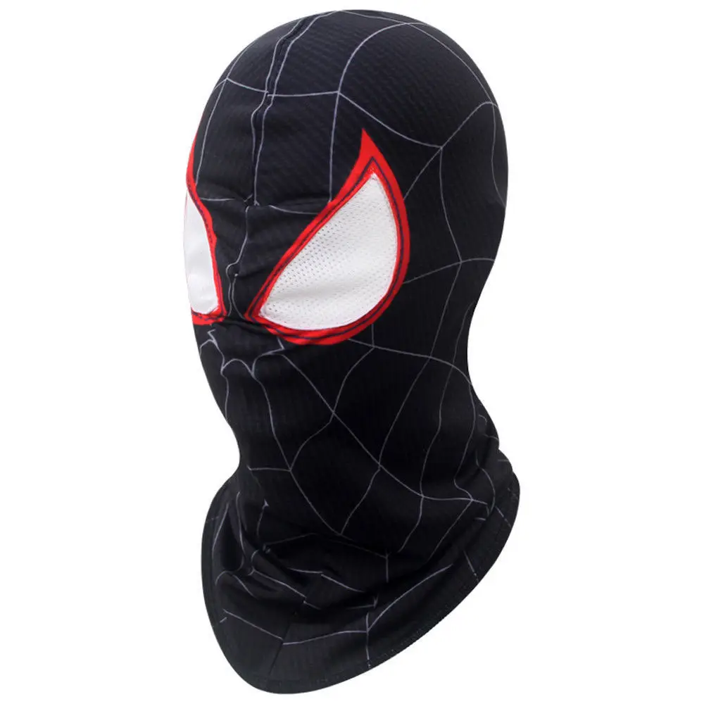 Карнавальный костюм «Человек-паук в стихах паука»; Видимый паук Гвен Питер Паркер; костюм для взрослых с капюшоном; маска на всю голову - Цвет: Spider-Verse mask